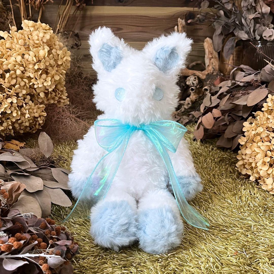 【sample】　あみぐるみ　オーダーメイド　ぬいぐるみ　アートドール　猫　白猫