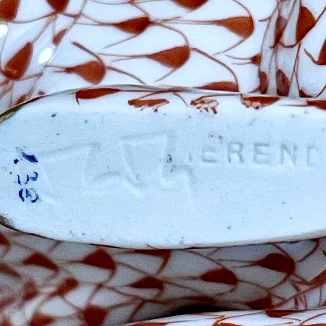 美品 HEREND ヘレンド フィギュリン 干支 1999年 ウサギ赤