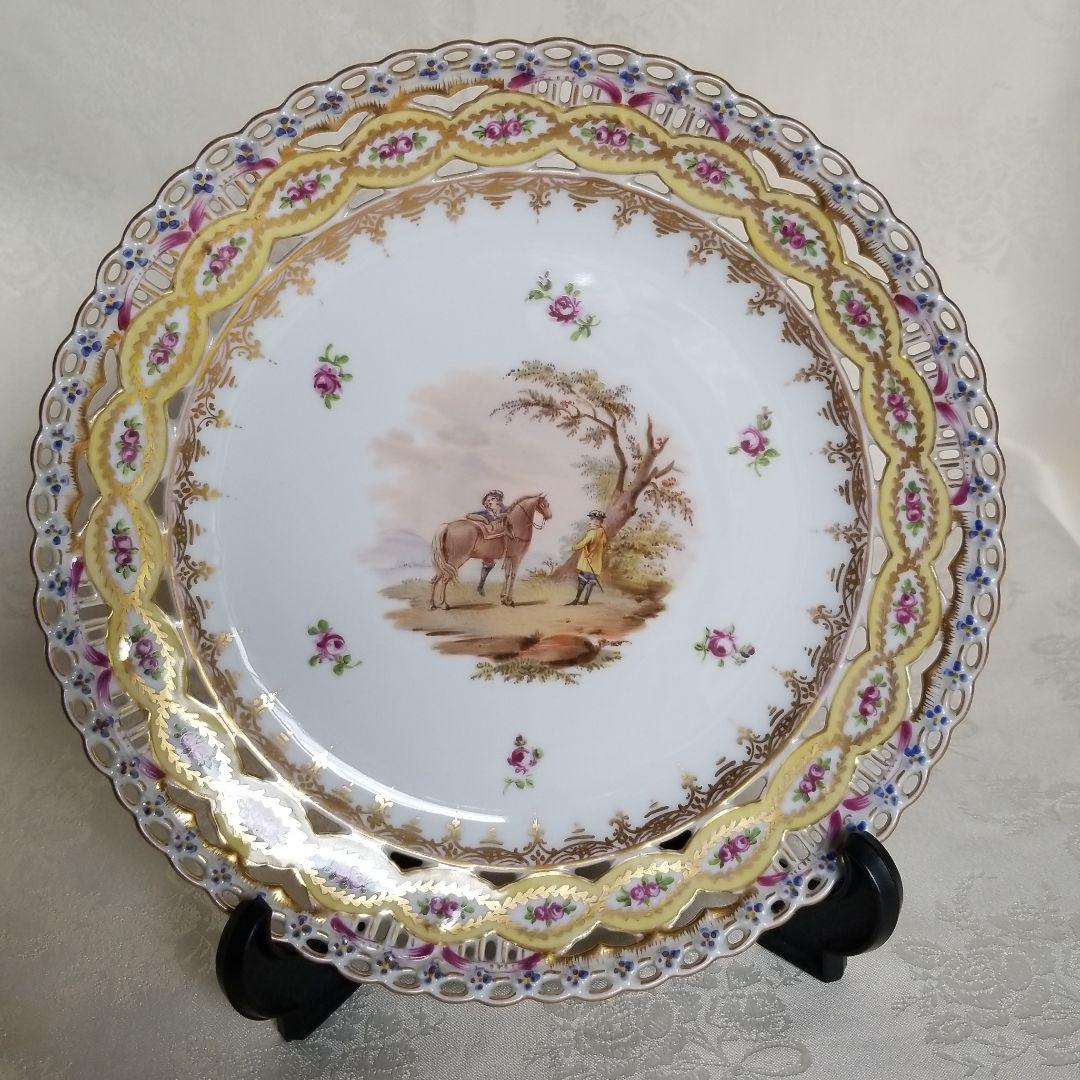 ドレスデン透かしプレート