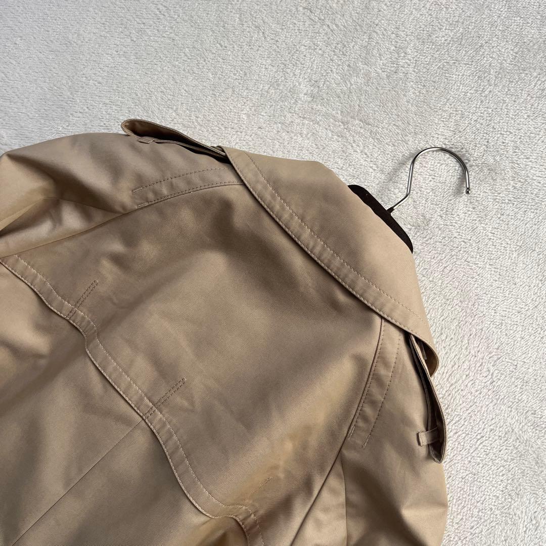 ★良品　アクアスキュータム　トレンチコート　ライナー　ベルト　ダブル　チェック