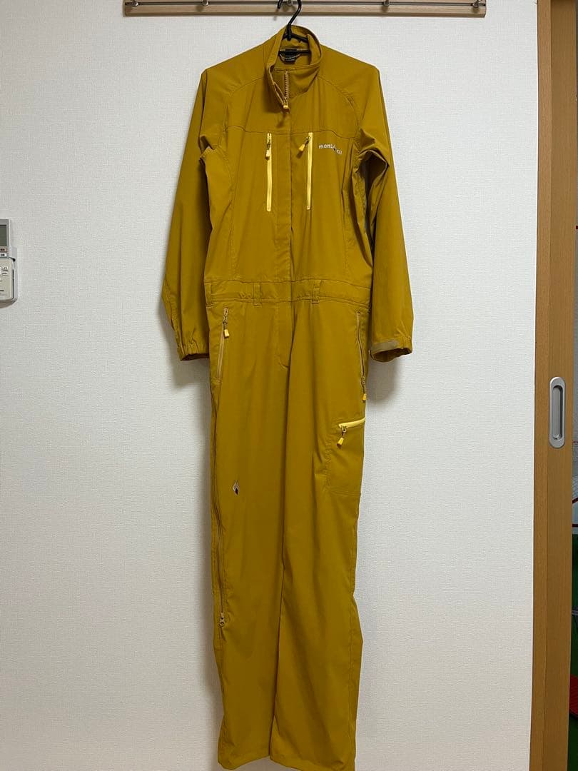 美品！mont-bell フィールドストレッチカバーオール レディースLサイズ