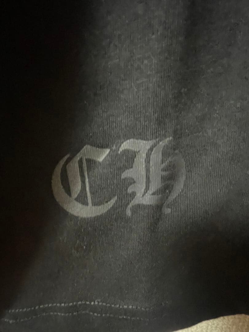 CHROME HEARTS ロングスリーブカットソー ブラック　ピンク