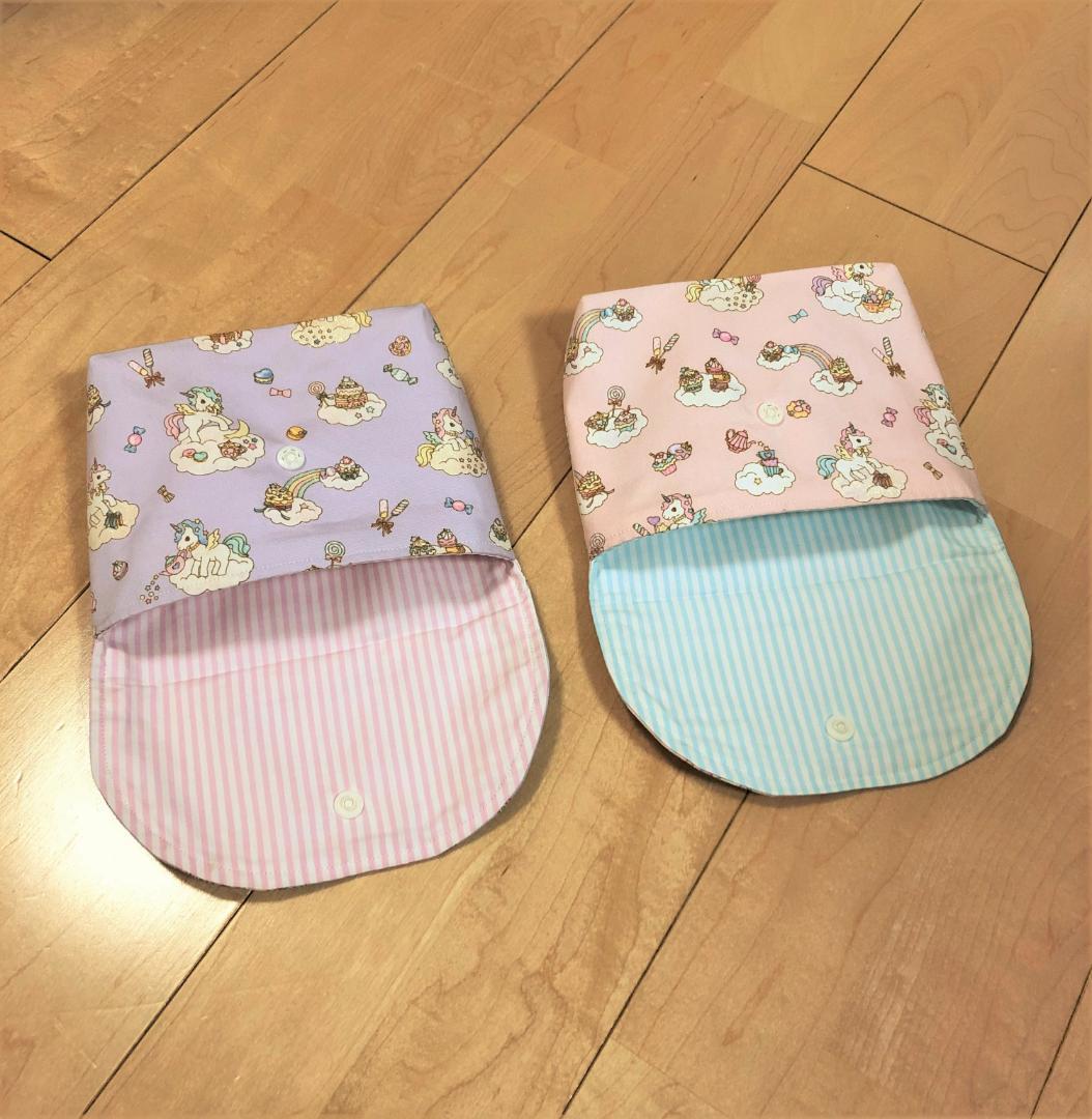【オーダー品】横入れお弁当袋　封筒型お弁当袋　ユニコーン　2
