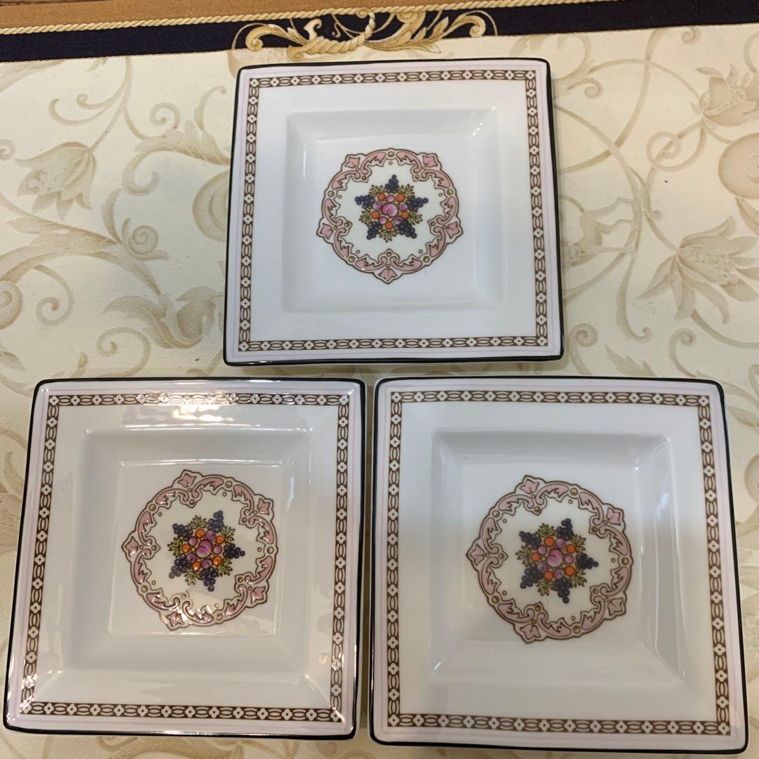 未使用　ウェッジウッド フロレンティーン　ピンク　スクエアプレート