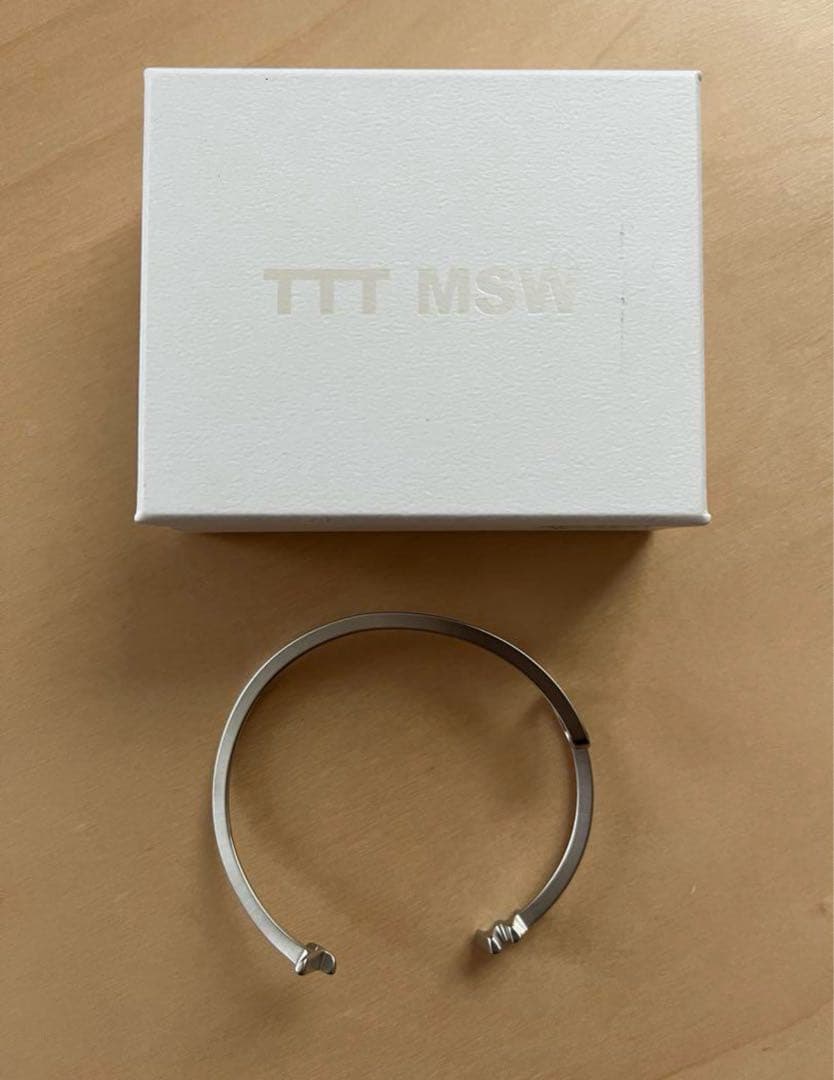 TTT MSW シルバー バングル ブレスレット アクセサリー