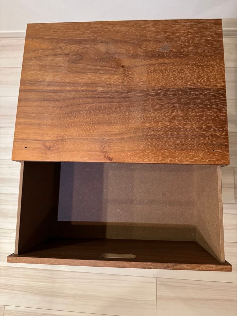 最終SALE✨美品✨ 無印良品　スタッキングチェスト　ウォルナット　３段