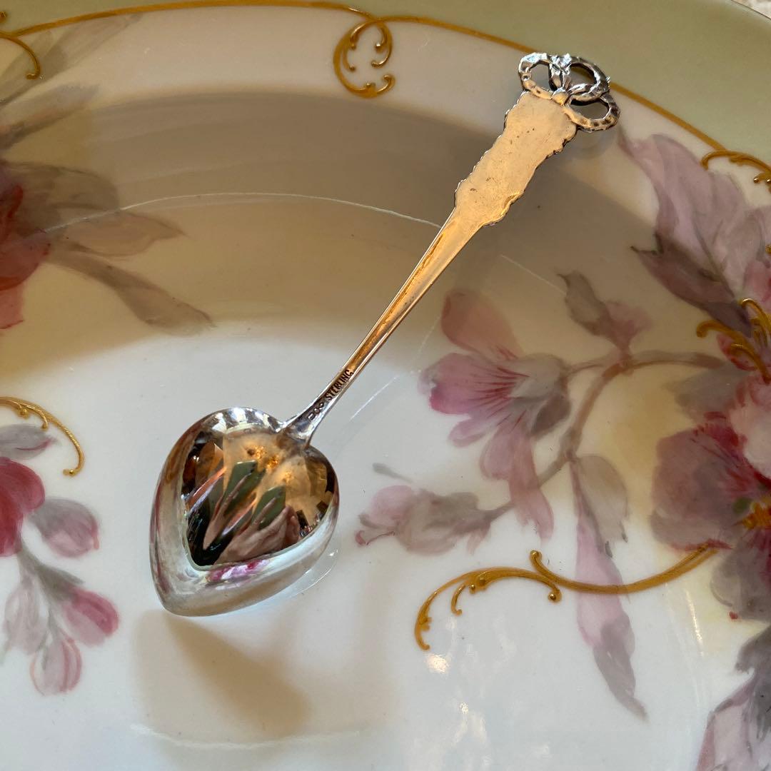 【米国】純銀 スターリングシルバー／スプーン ３本