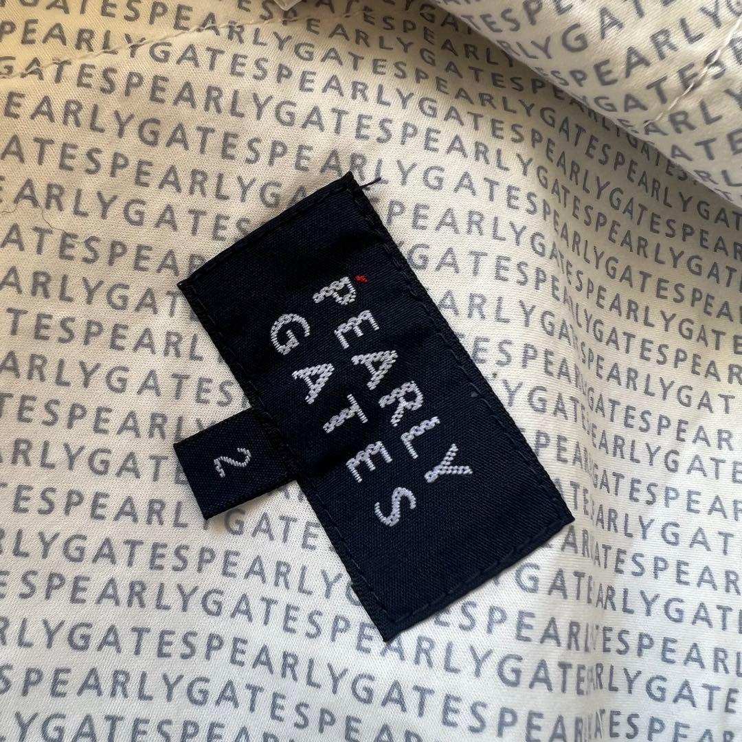 パーリーゲイツ　ジョガーパンツ　ナイロン　薄手　ロゴ　レディース　L 2 白