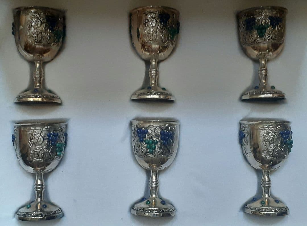 12月末までの即決価格超高級 銀・シルバー手作り 酒器·カップ