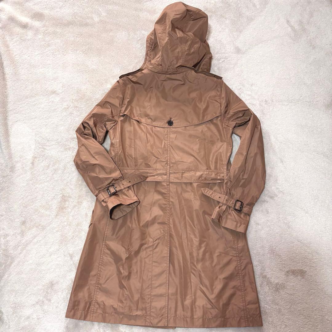 美品✨バーバリーロンドン　スプリングコート　トレンチ　ノバチェック　フード収納袋