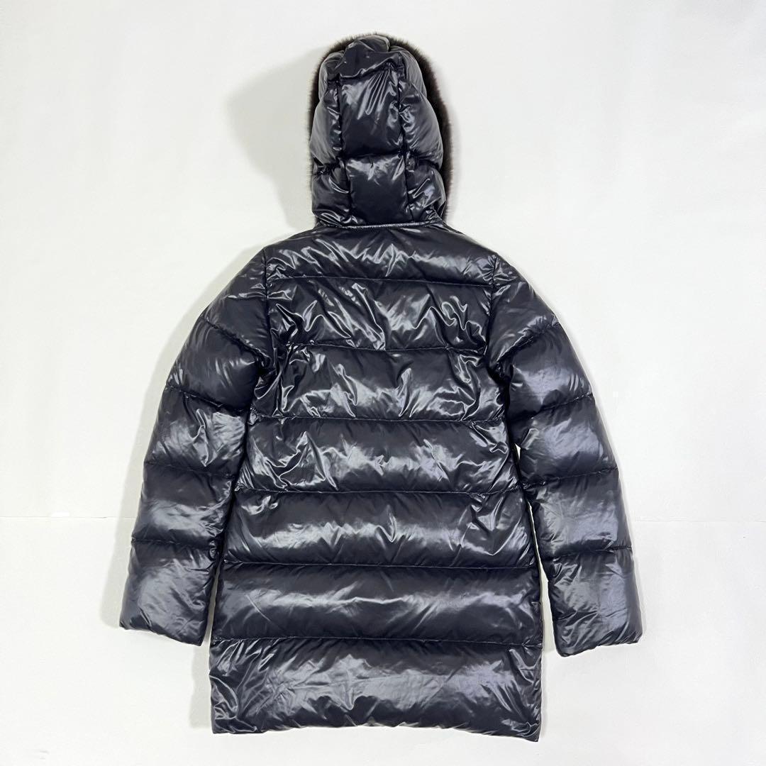 デュベティカ KAPPA ダウンコート フード ファー ブラック 40 L