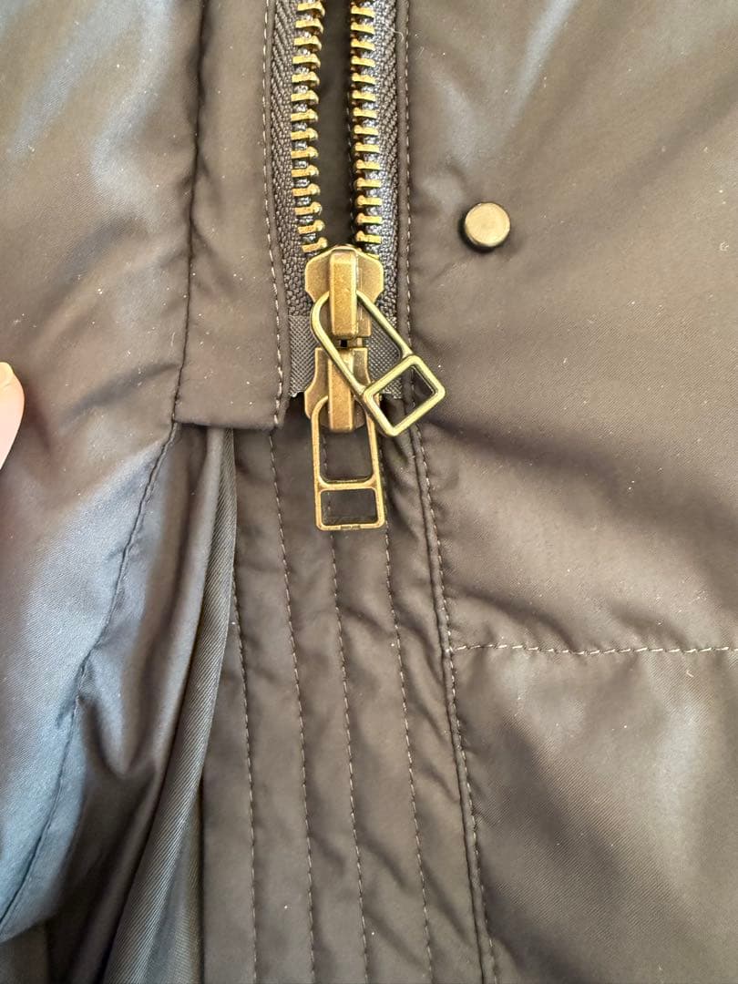 URBAN RESEARCH ラビットフードストレッチロングダウンコート