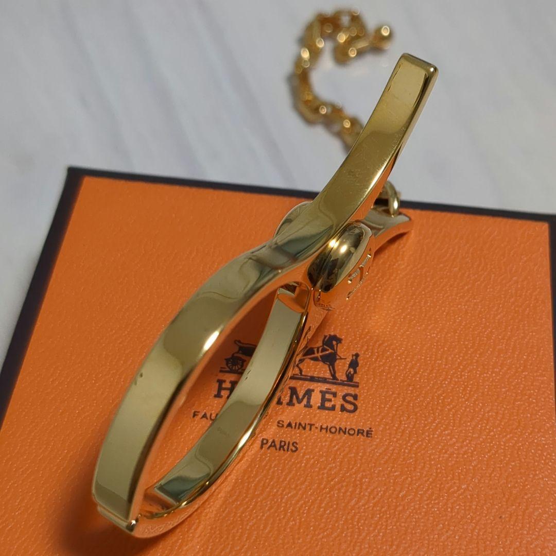 未使用品♡HERMES エルメス グローブホルダー ゴールド　箱付