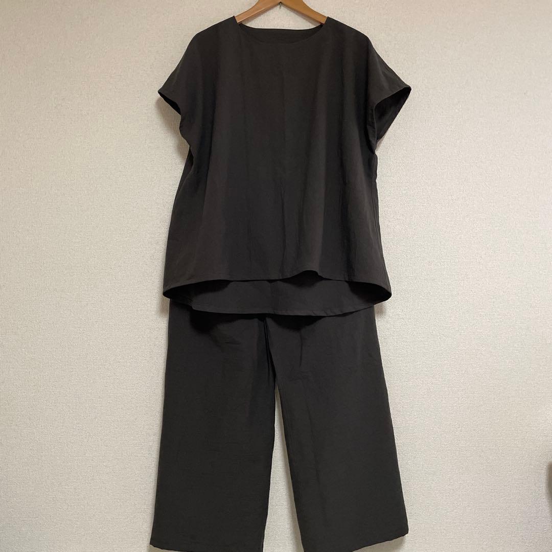 ピアレ様　ワッシャーコットン　フレンチスリーブブラウス・パンツ