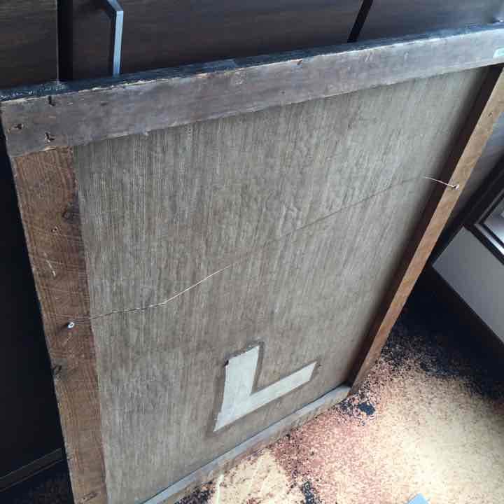 クレスト  アンティーク　油絵