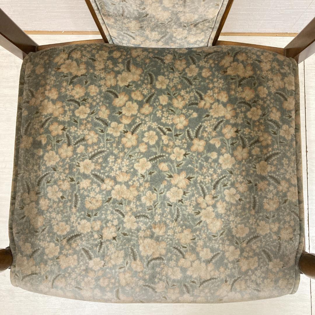 【オールドカリモク】コロニアル　一人掛けソファ　シングルソファ　椅子　２脚セット