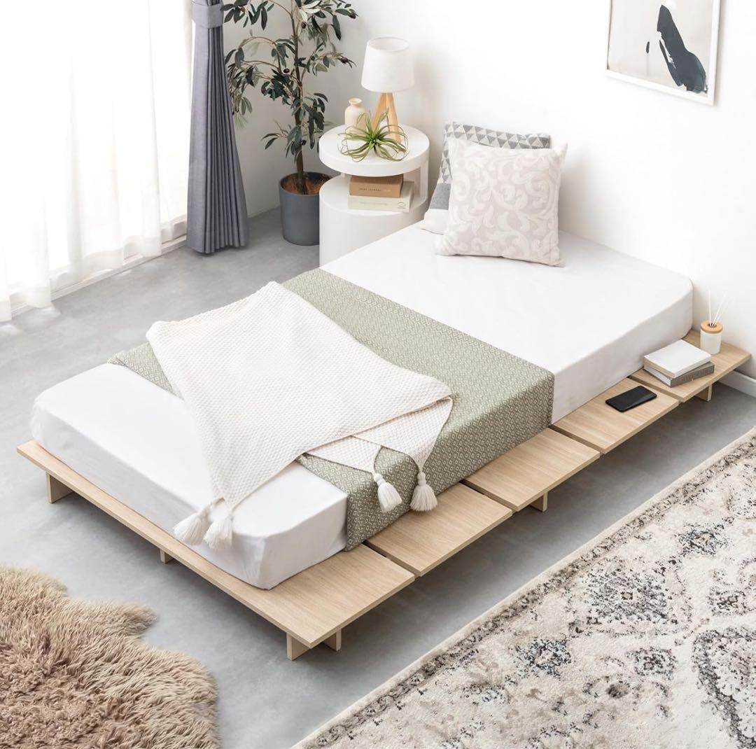 タンスのゲン　ベッドフレーム　ステージベッド ローベッド すのこ