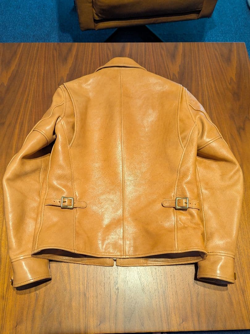 革ジャン ワイツーレザー Y’2LEATHER KR-42 シングル 柿渋38