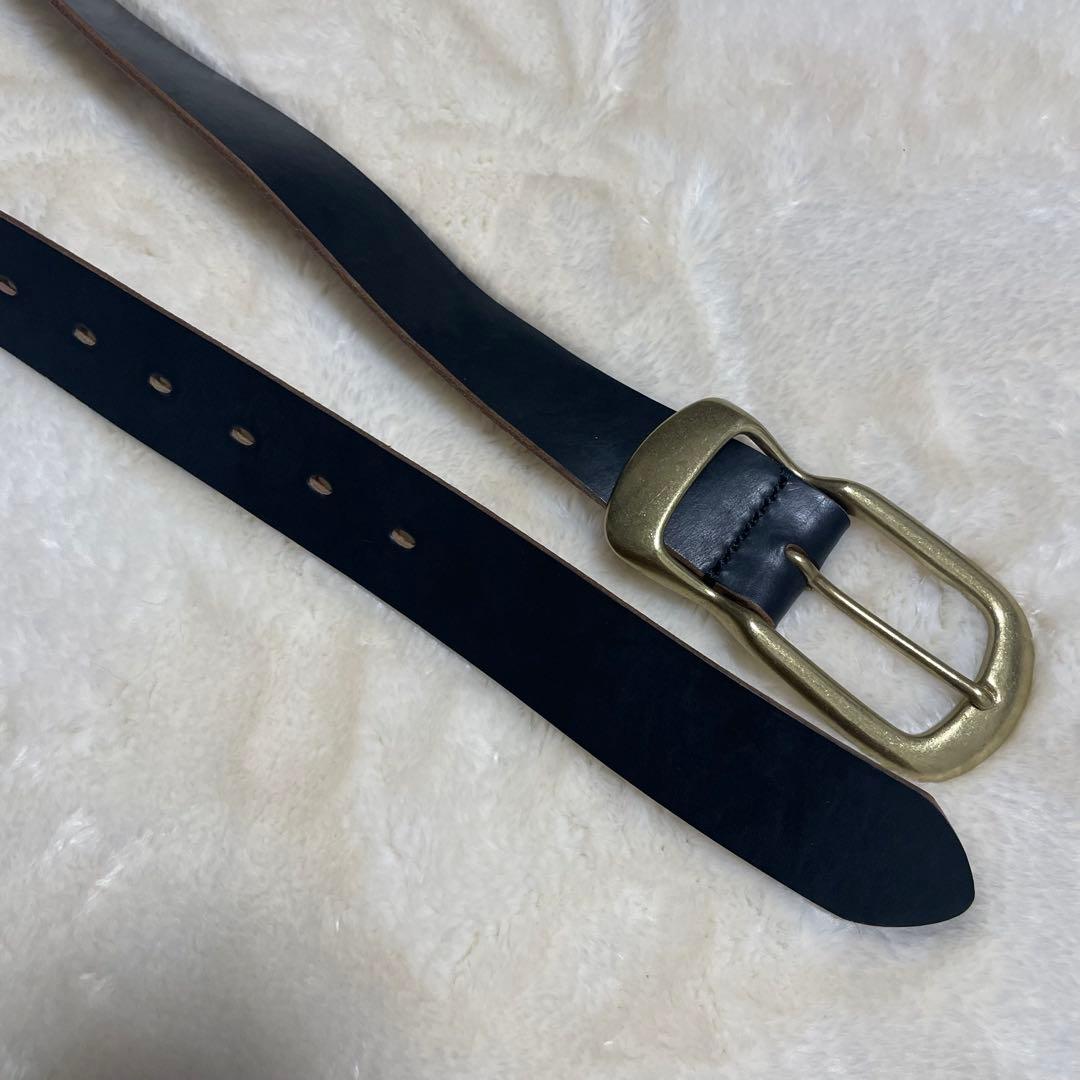 Hender Scheme レザーベルト ブラック/ブラウン