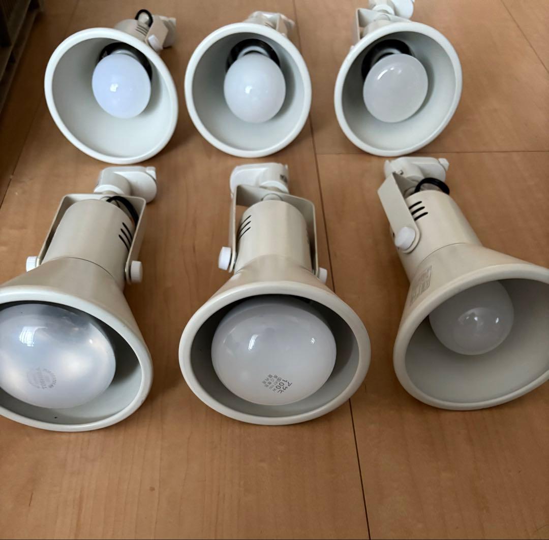 コイズミ　白熱灯機器　スポットライト 6個セット ホワイト