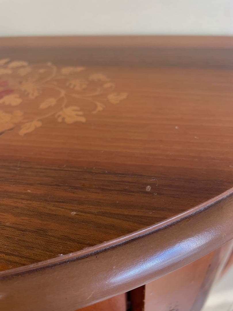 象嵌コンソールチェスト サイドチェスト サイドテーブル 電話台 猫脚 イタリア