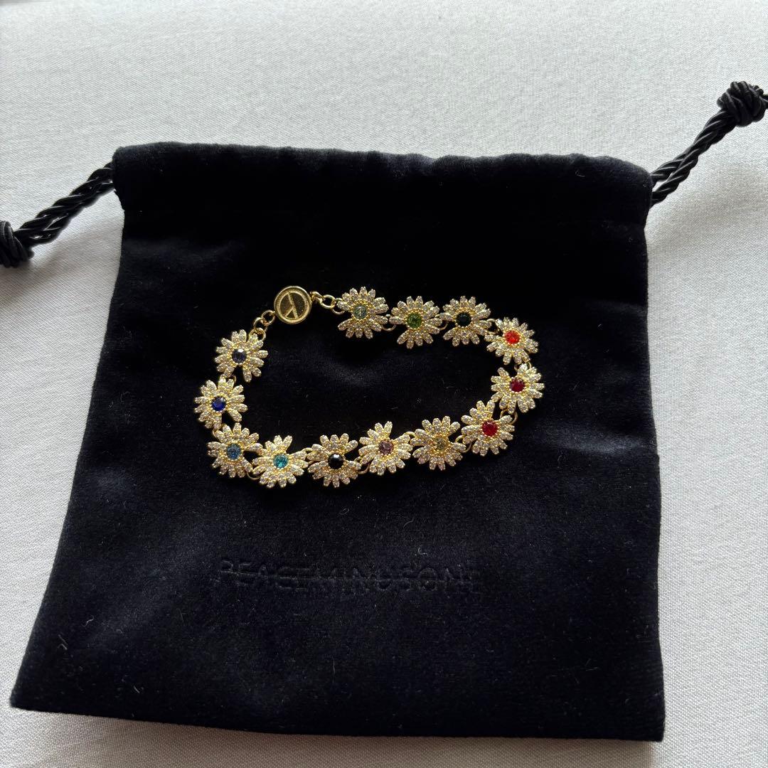 PEACEMINUSONE DAISY BRACELET GOLD ブレスレット