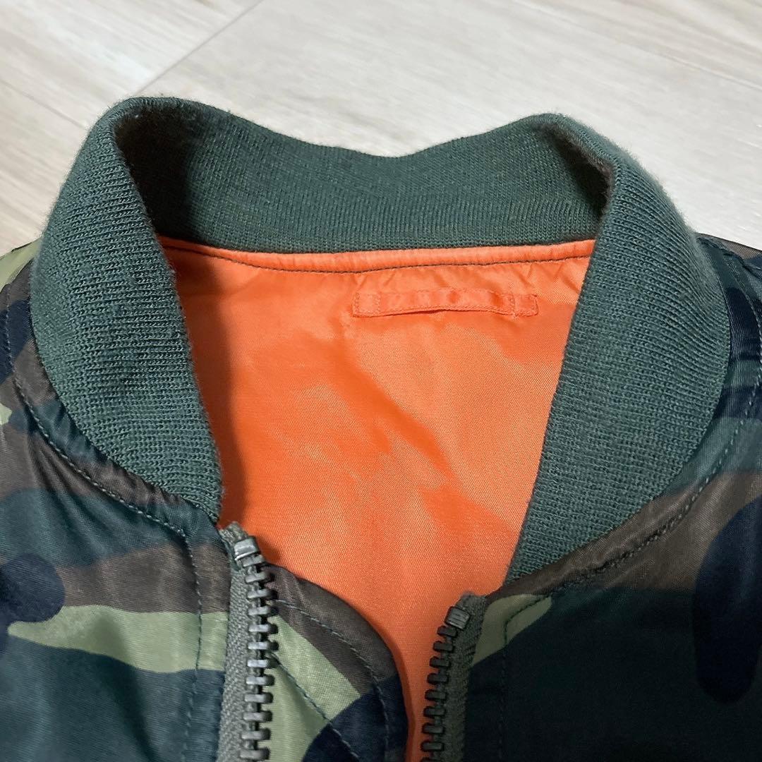 AVIREX ma-1 コマーシャル USAワッペン カモフラ