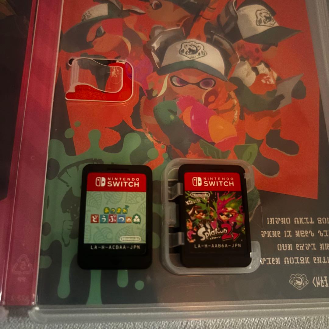 NintendoSwitchLiteターコイズ+充電器/あつ森、スプラ2ソフト付