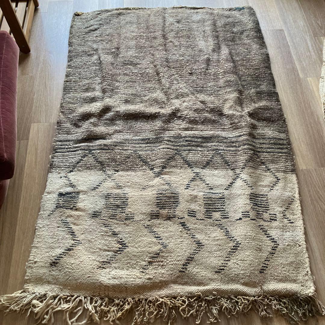 モロッコ　ラグ アジラル　C おまけ付き