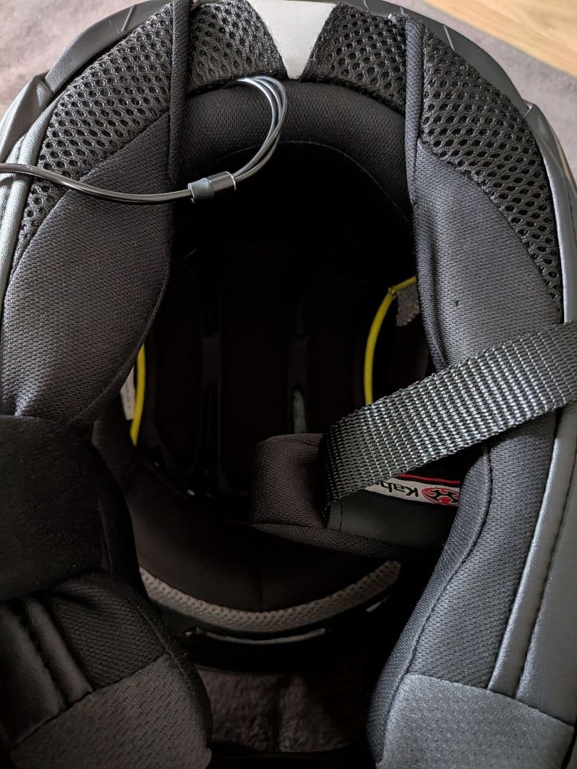 Kabuto フルフェイスヘルメット 青/黒 ミラーシールド