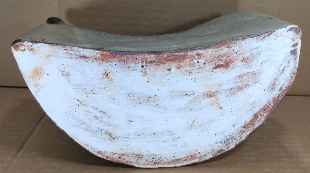 【本物保証】金城次郎 魚紋抱瓶 共箱(本人書付）栞 人間国宝 壷屋焼 やちむん