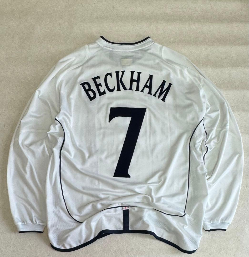 アンブロ　イングランド代表　ベッカム　長袖　ユニフォーム　7