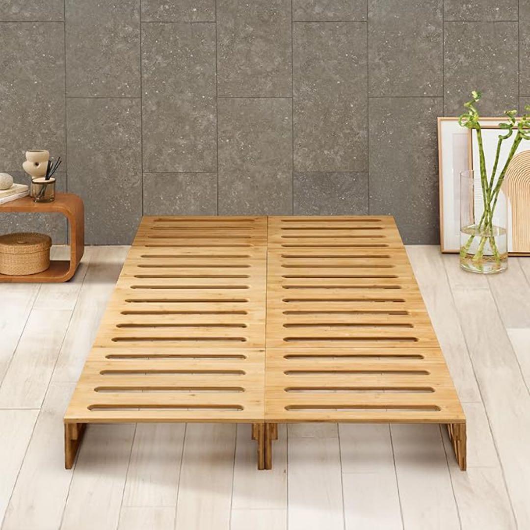 【新品】GOKUMIN パレットベッド 8枚セット シングル 天然竹