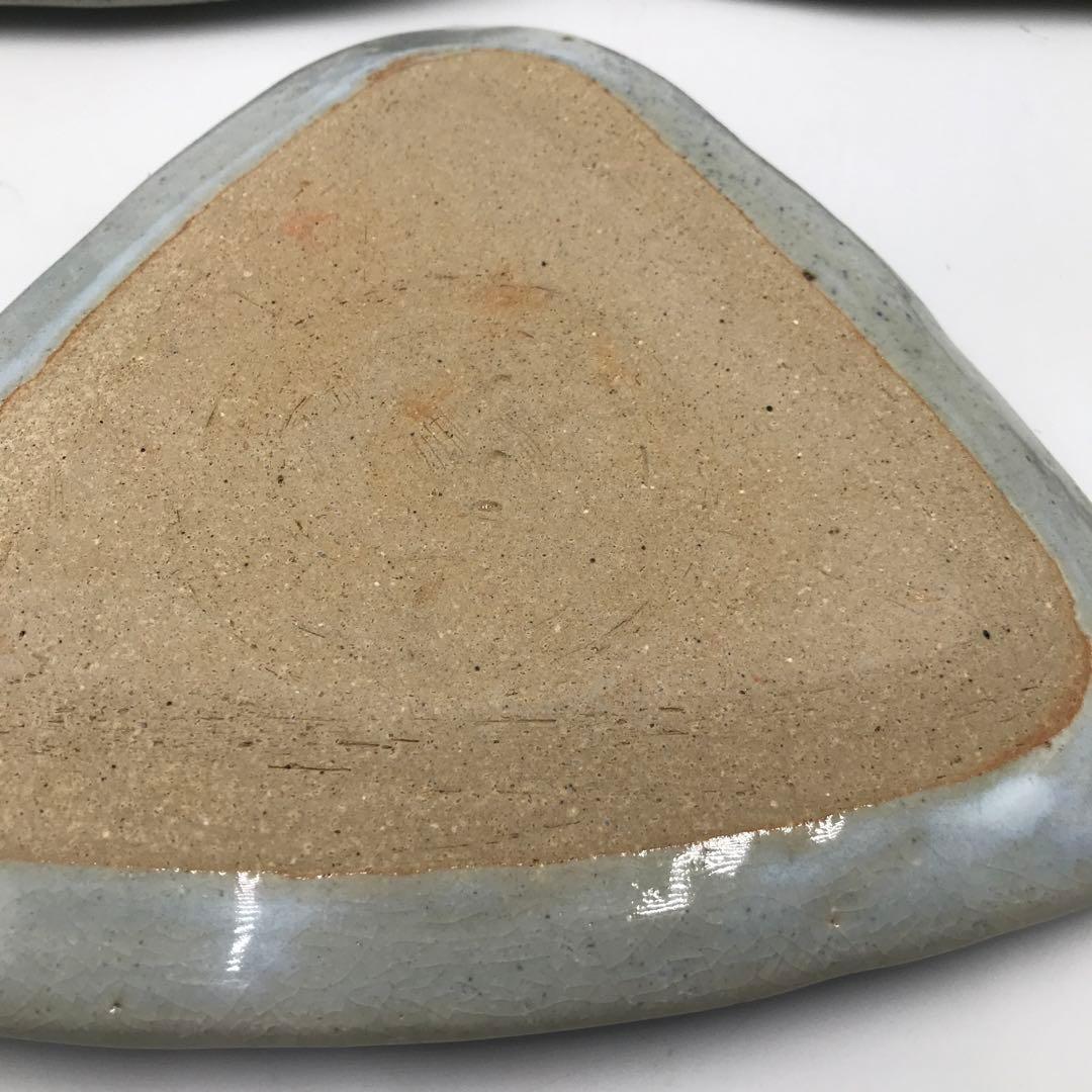 【唯一無二】【5枚セット】大炎窯　大館焼　27cm三角皿