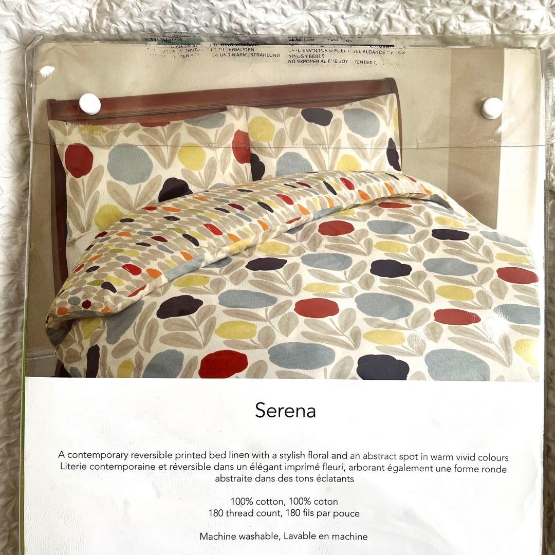 新品　未開封　ローラアシュレイ　掛け布団カバー　シングル　花柄　ドット　セレナ