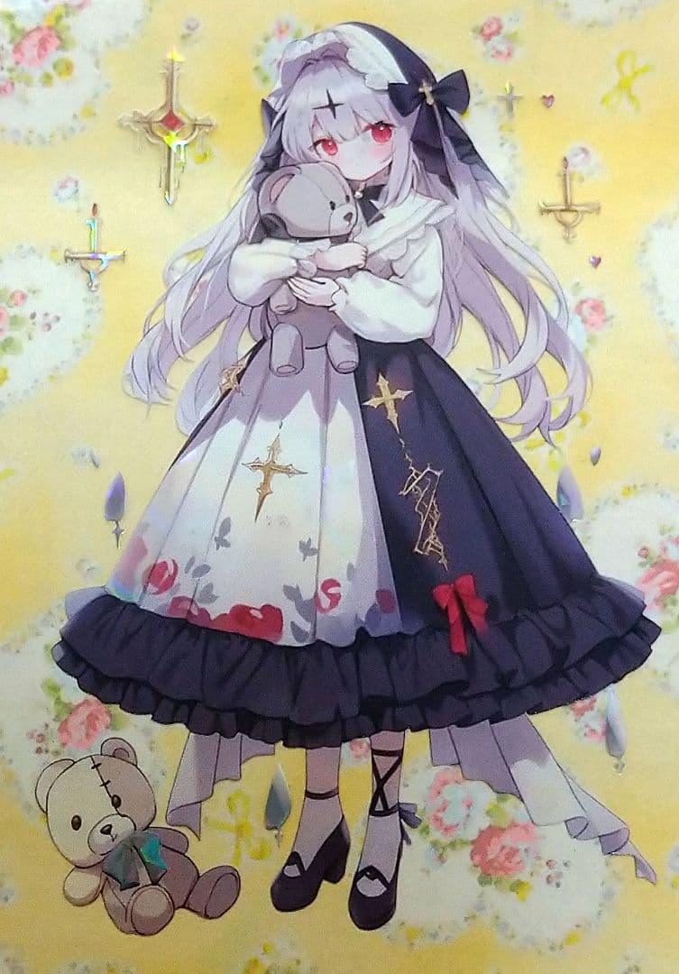 廃盤品✩J841＃赤黯时刻(贝壳光)切り売り海外人物女の子AIマステ