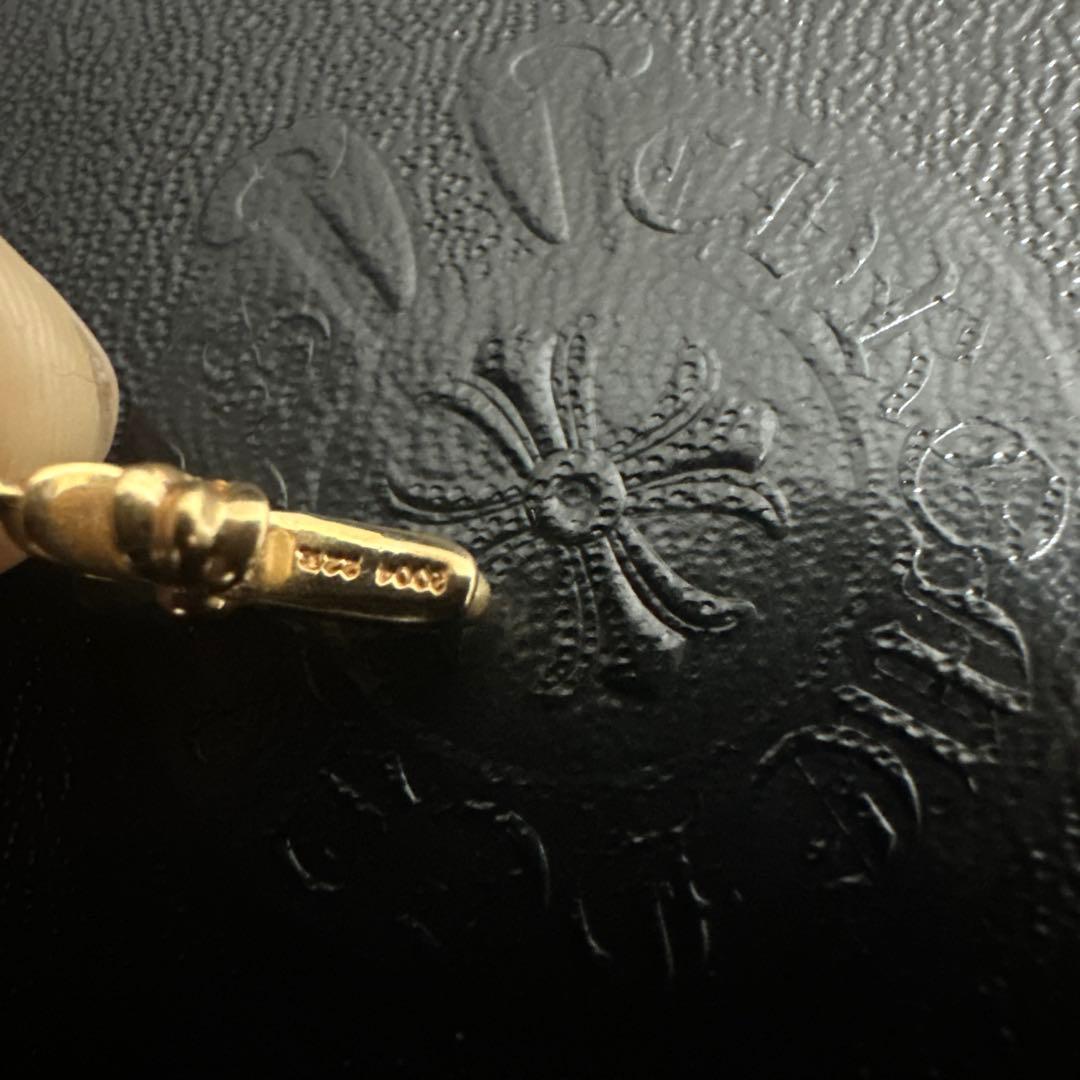 確実正規品 クロムハーツ 22k ベビーファット純正パヴェダイヤ