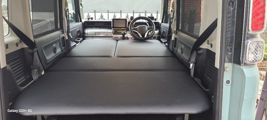 スペーシアMK53S専用ベッドキット.レザータイプ引き取り限定