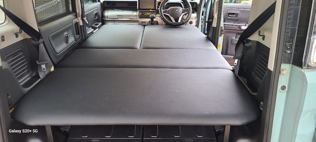 スペーシアMK53S専用ベッドキット.レザータイプ引き取り限定