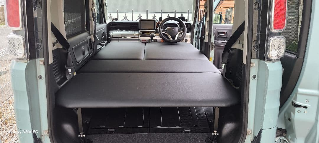 スペーシアMK53S専用ベッドキット.レザータイプ引き取り限定