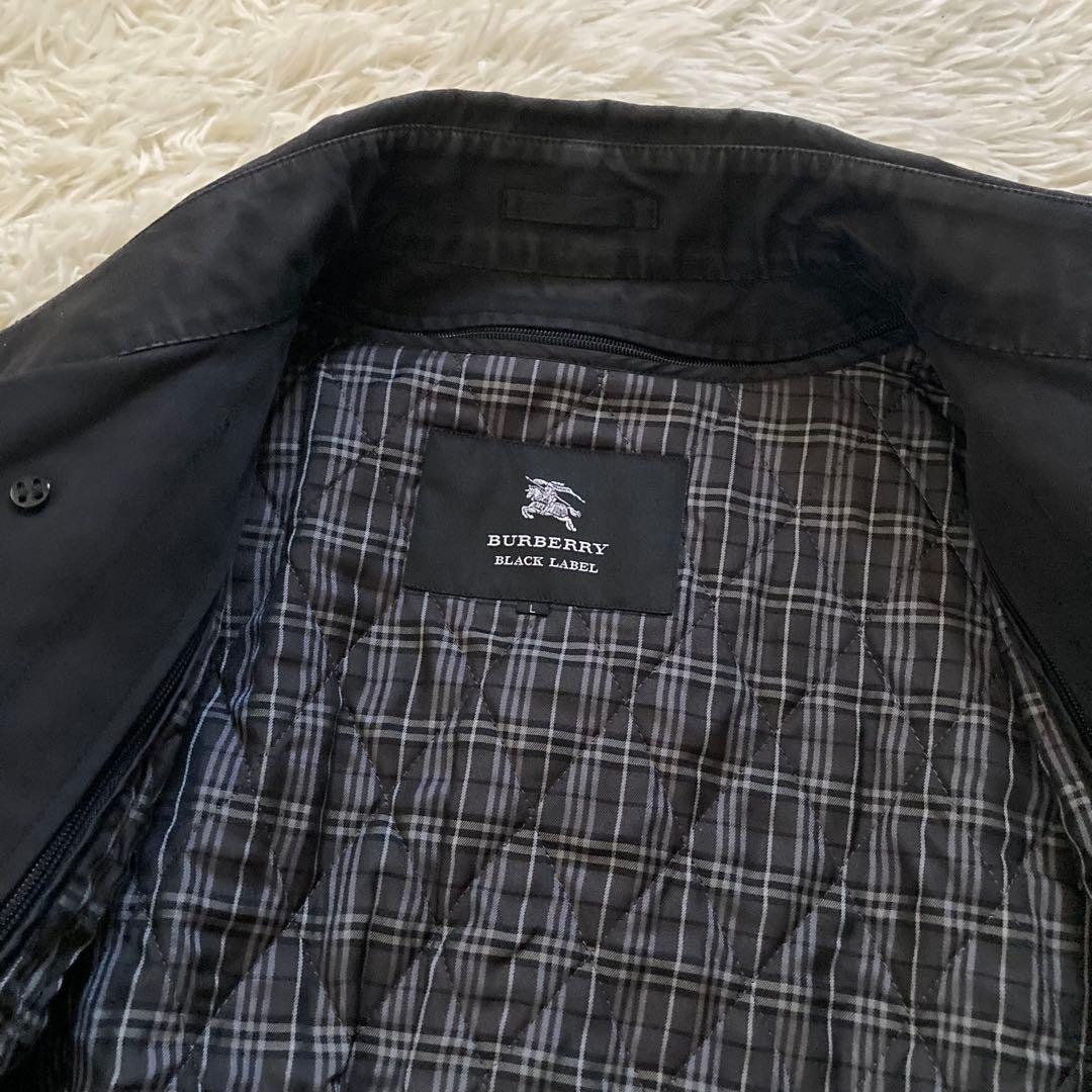 BURBERRY BLACK LABEL ブラックトレンチコート L