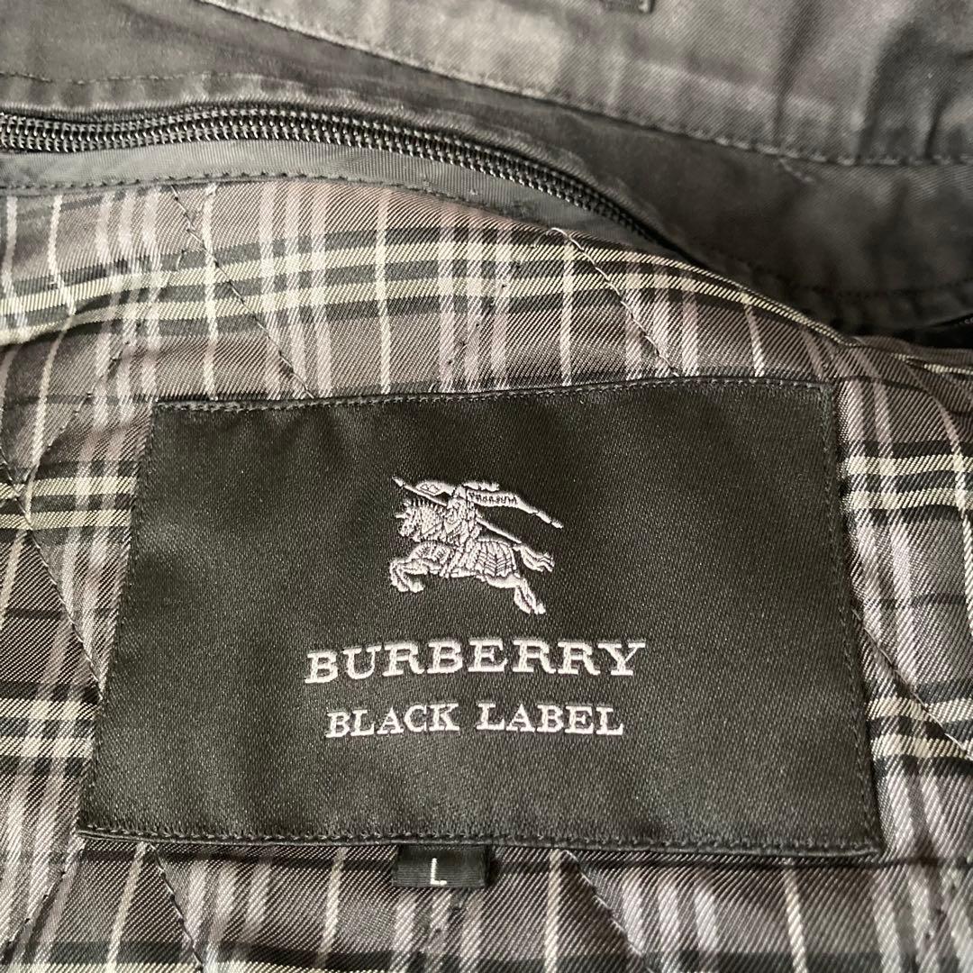 BURBERRY BLACK LABEL ブラックトレンチコート L
