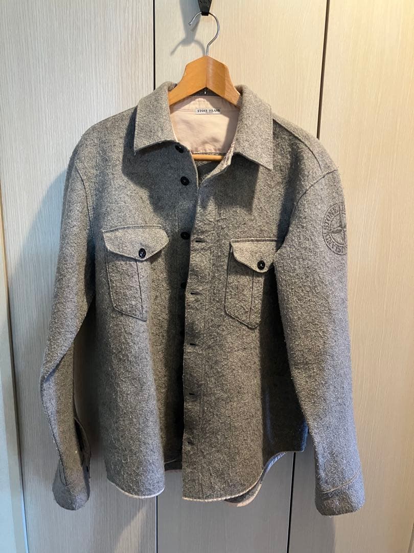STONE  フランネルジャケット グレー　L