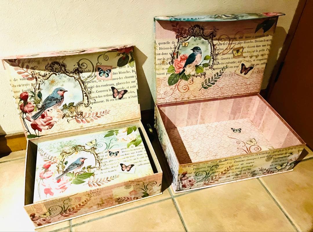 収納ボックス 花鳥