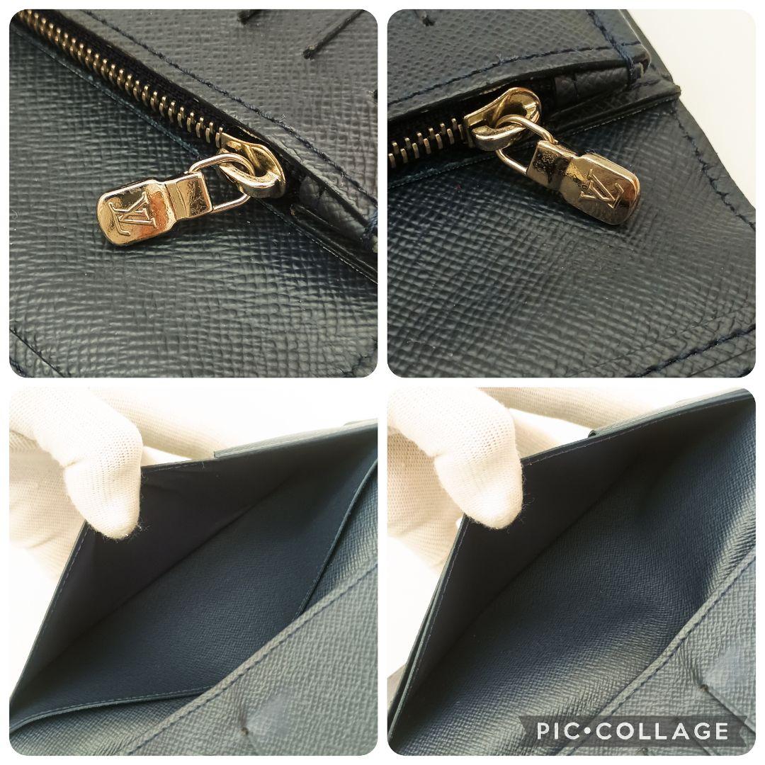 【美品SS】ルイヴィトン　エピ　ポルトフォイユブラザNM　ブルーマリーヌ　新型