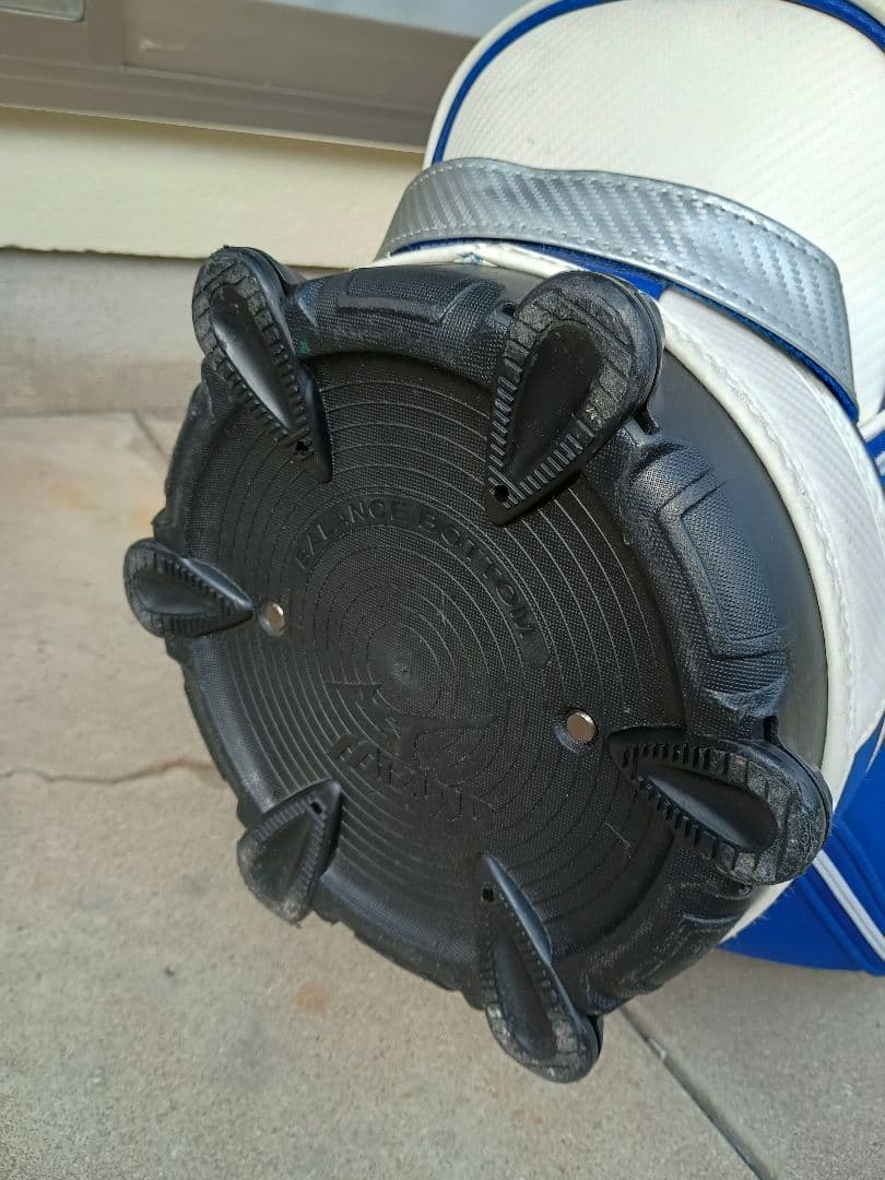 Mizuno キャディバッグ ツアーレプリカ　ホワイト/ブルー