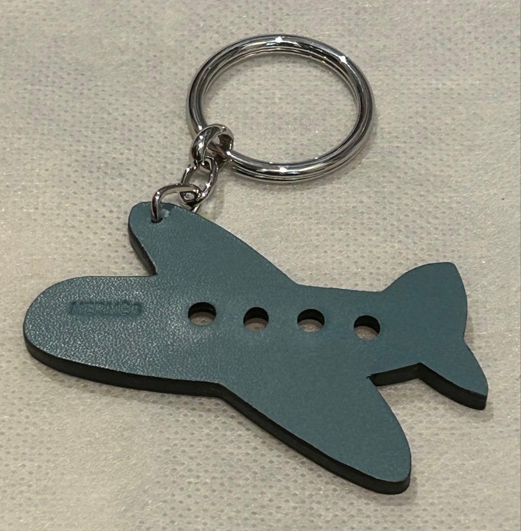 エルメス　キーホルダー　チャーム　飛行機　HERMES