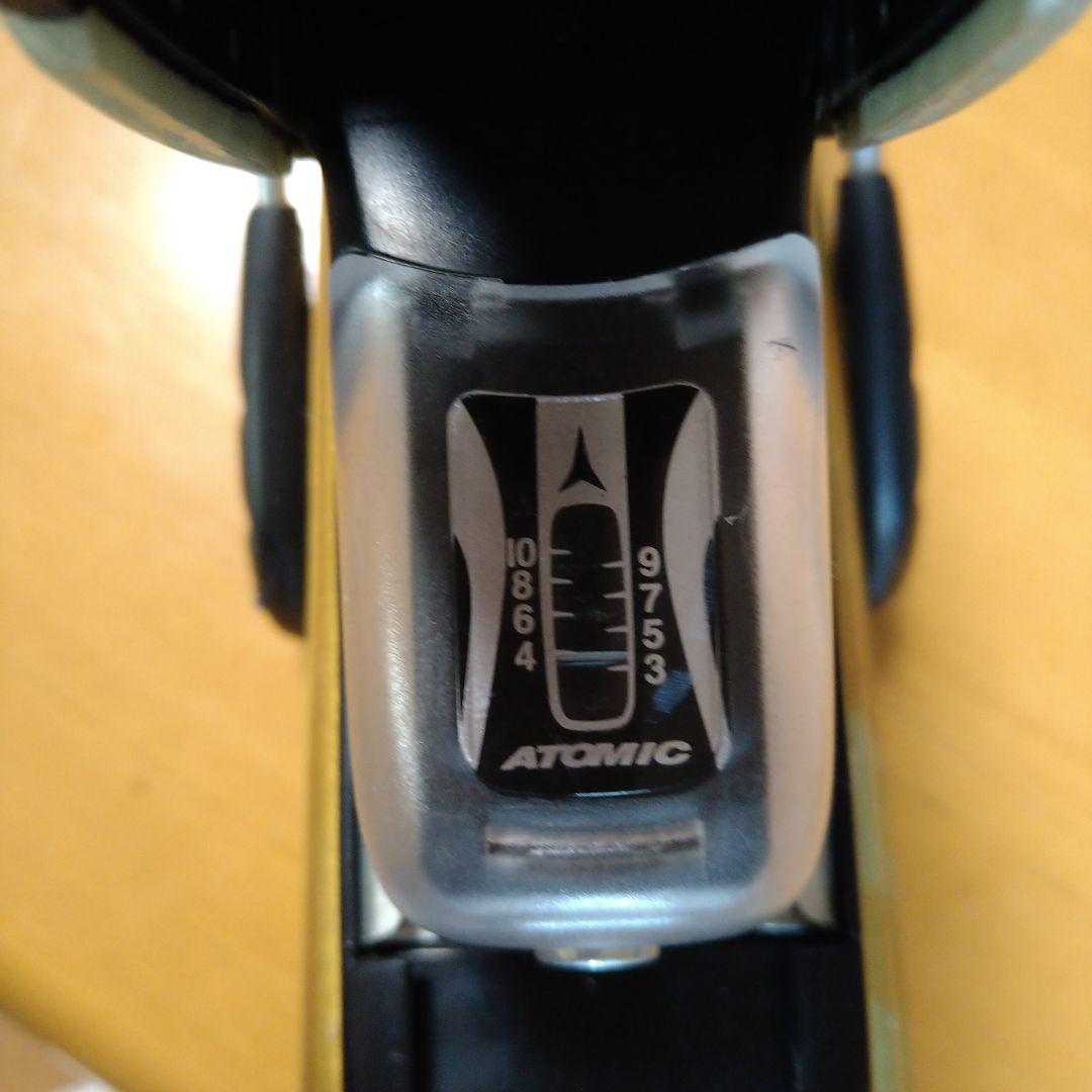 Atomicスキー板 ４点セット　オレンジ/イエロー