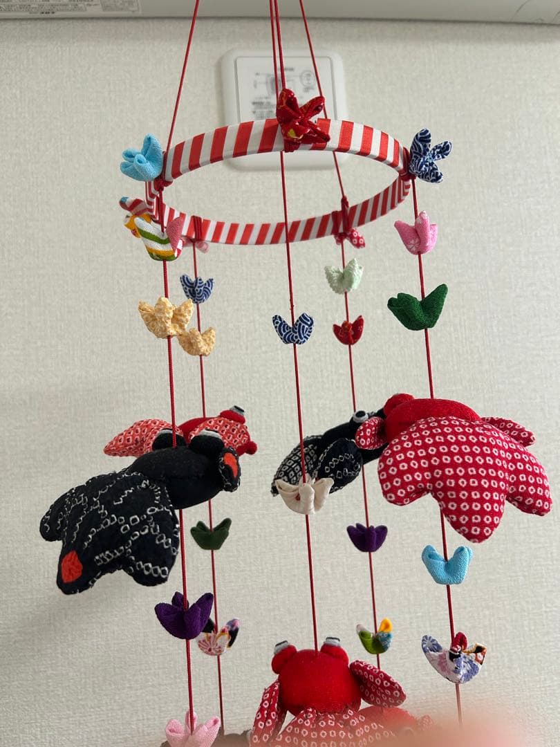 金魚の吊り飾り　吊るし飾り　吊るし雛　さげもん　ハンドメイド