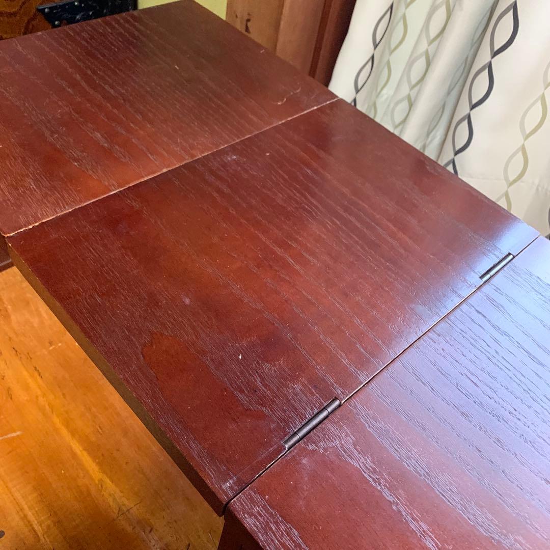 文机 片袖机 折りたたみ文机 レトロ家具 時代家具